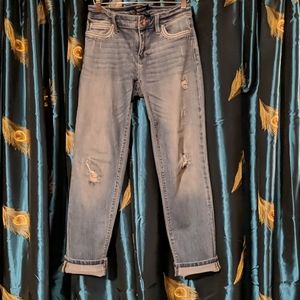 WHBM straight leg crop jean